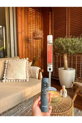 Tower Electric Heater Smart-fr Smart Carbon Infrared Waterproof Ip55 2500w - LUXEVA (1)
