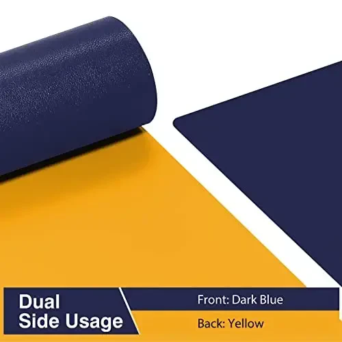 TOWWI Dual Sided Desk Pad, Large Desk Mat, Waterproof Desk Blotter Protector Mouse Pad, Leather Desk Pad Large for Keyboard and Mouse (36