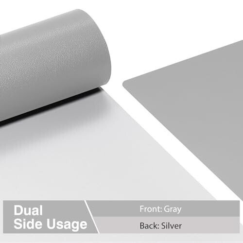 TOWWI Dual Sided Desk Pad, Large Desk Mat, Waterproof Desk Blotter Protector Mouse Pad, Leather Desk Pad Large for Keyboard and Mouse (24