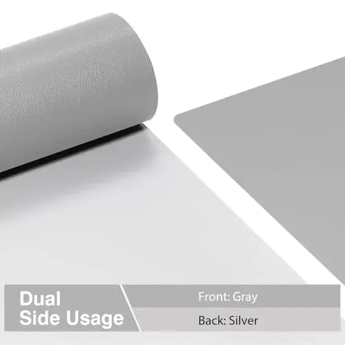 TOWWI Dual Sided Desk Pad, Large Desk Mat, Waterproof Desk Blotter Protector Mouse Pad, Leather Desk Pad Large for Keyboard and Mouse (24