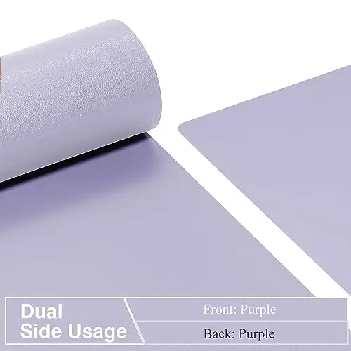 TOWWI Dual Sided Desk Pad, Large Desk Mat, Waterproof Desk Blotter Protector Mouse Pad, Leather Desk Pad Large for Keyboard and Mouse (24