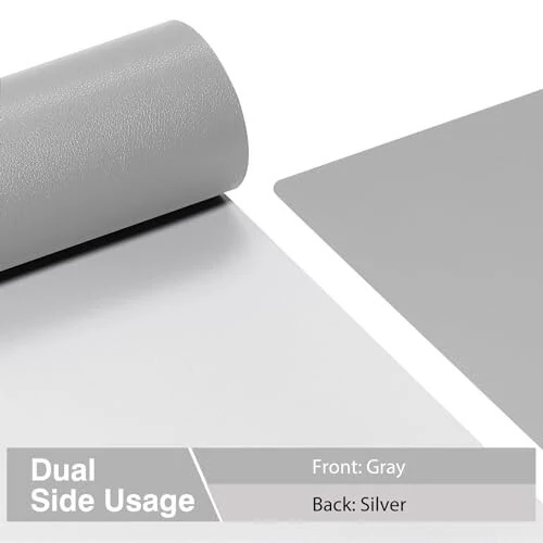 TOWWI Dual Sided Desk Pad, Large Desk Mat, Waterproof Desk Blotter Protector Mouse Pad, Leather Desk Pad Large for Keyboard and Mouse (32