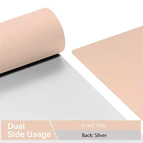 TOWWI Dual Sided Desk Pad, Large Desk Mat, Waterproof Desk Blotter Protector Mouse Pad, Leather Desk Pad Large for Keyboard and Mouse (36