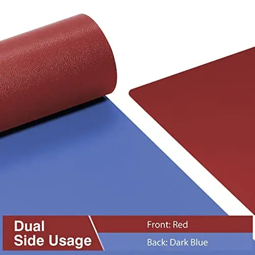 TOWWI Dual Sided Desk Pad, Large Desk Mat, Waterproof Desk Blotter Protector Mouse Pad, Leather Desk Pad Large for Keyboard and Mouse (39