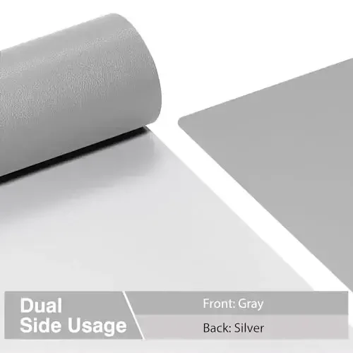 TOWWI Dual Sided Desk Pad, Large Desk Mat, Waterproof Desk Blotter Protector Mouse Pad, Leather Desk Pad Large for Keyboard and Mouse (24