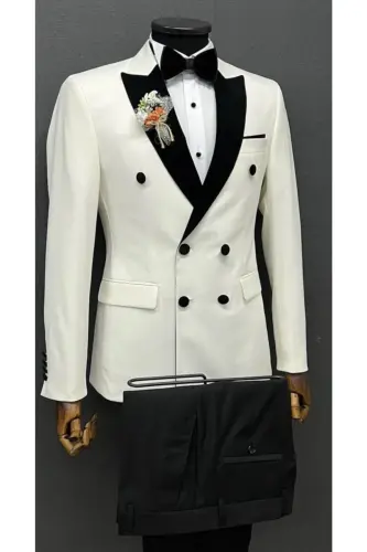 To'y liboslari Slim Fit kruvaze - TERZI AYHAN (1)