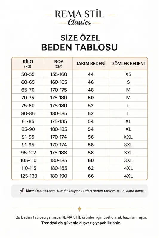 To'y liboslari Smokin Slim Fit - TERZI AYHAN