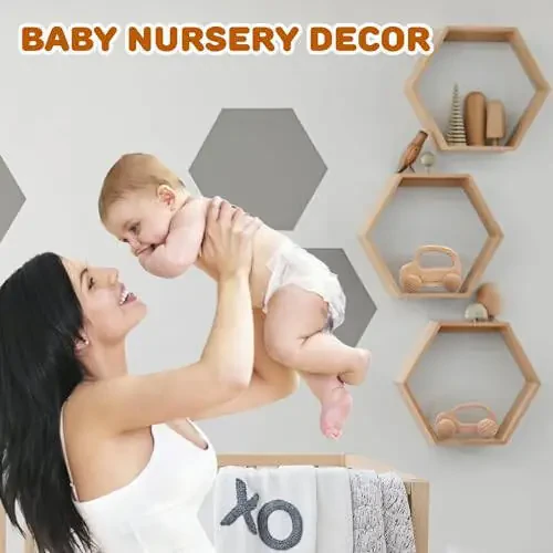 TOY Life Wooden Toys Cars, Montessori Toys for Babies 0-6-12 Months, Baby Rattle Toy Cars for Toddlers 1-3, Wooden Baby Toys for 1 + Year Old, Baby Boy Nursery Decor Natural Wood Rattle Baby Push Cars - 4