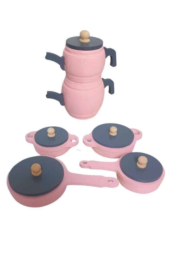 Toy Pot Pan Kettle Kitchen Set (PINK) - 1