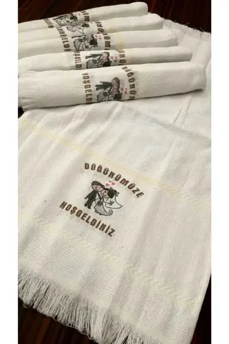 To'y sochiği, tulli qopchali to'y sochiği, mashina sochiği, kortej sochiği 12 dona paketli qopchali-beyazztüll99 - 7