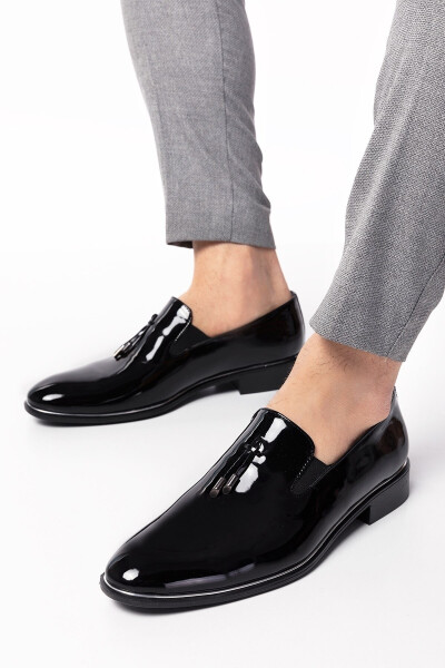 To'y va Kechki Liboslar uchun, Kostyumlarga Mos, Erkaklar, Lakli Zamsh va Mat Klassik Poyafzallar - MAXIMODA