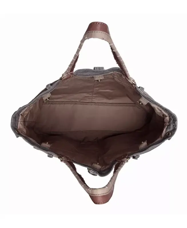 Lake Toya Canvas Tote Bag - Gray - 3