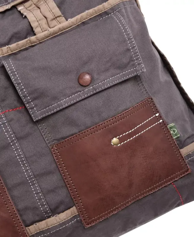 Lake Toya Canvas Tote Bag - Gray - 11