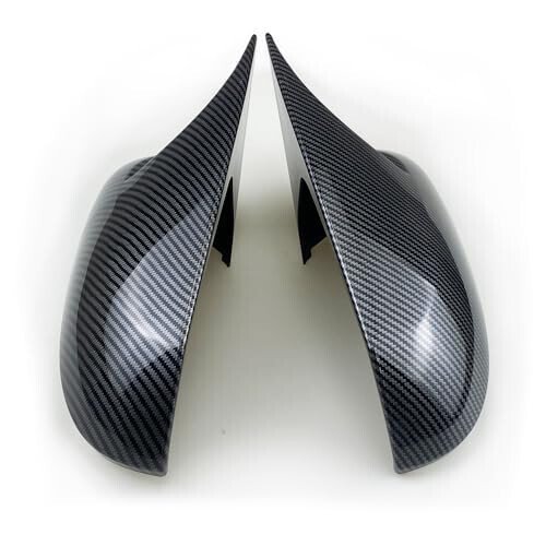 Car Ox Horn Side Rearview Mirror Cover Wing Mirror Protect Decorate Covers Auto Exterior Decoration Accessories for Toyota Corolla 2020 2021 2022 2023 2024 (Carbon Fiber Color) - 5