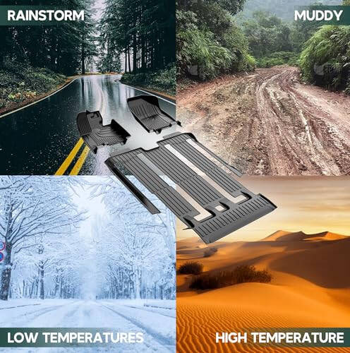 Toyota Sienna 2021-2024 (faqat zaxira shinalsiz 7 o'rinli uchun) bilan mos keladigan pol gilamlari va yuk xaltasi. TPE, barcha ob-havo sharoitlariga mos keladigan, Sienna 1-chi, 2-chi va 3-chi qator, magistral uchun maxsus o'lchamli pol qoplamasi. - 5