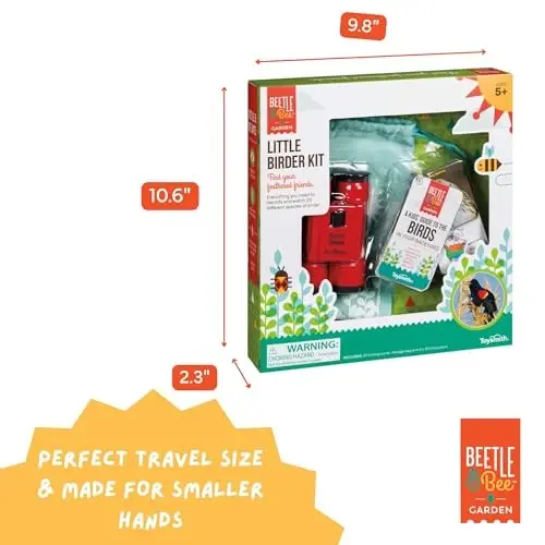 Beetle & Bee, Little Birder Set, Kids Backyard Bird Watching Set, FSC Certified, for Boys & Girls Age 5+ - 3