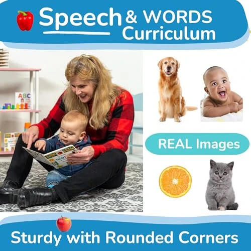 TOYVENTIVE Wooden Activity Cube, Montessori Toys, Multipurpose Educational Sensory Toy for 1-2 Year Old Baby, Toddler, Kid, Boy | Birthday Gift | Bonus First Words Book - 4