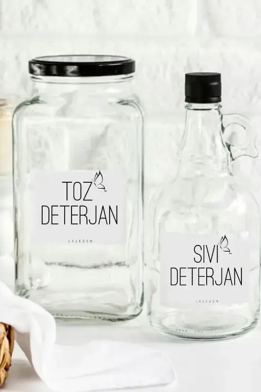 Toz Deterjanlık 3000ml Ve Sıvı Deterjanlık 1000ml - 1
