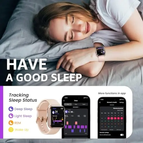 TOZO 2025 New Upgraded Smart Watch for Men Women for iPhone&Android, 1.83
