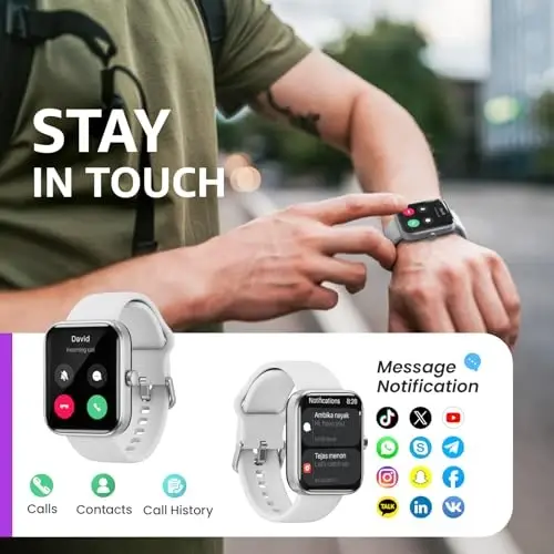 TOZO 2026 New Upgraded Smart Watch for Men Women for iPhone&Android, 1.83