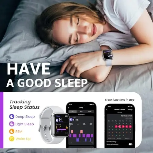TOZO 2026 New Upgraded Smart Watch for Men Women for iPhone&Android, 1.83
