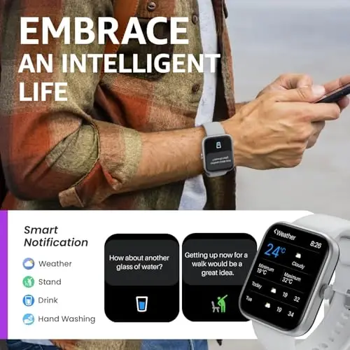 TOZO 2026 New Upgraded Smart Watch for Men Women for iPhone&Android, 1.83
