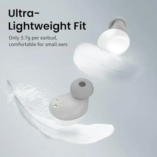 TOZO A1 Wireless Earbuds Bluetooth 5.3 Light Weight in Ear IPX5 Waterproof Headphones 2 Mic for AI Calls, Immersive Premium Sound Bass Headset with Charging Case, 32 Presets EQ Customization via App - 3