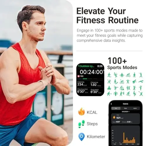 TOZO AMOLED S4 Smart Watch 1.78