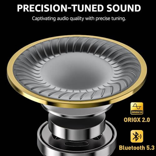 TOZO T10 (Ergonomik Nashr) Simsiz Quloqchinlar Bluetooth 5.3, Ilova Orqali Sozlashtiriladigan EQ, Ergonomik Dizayn, 55 soat Davom Etish Vaqti, Simsiz Zaryadlash Qutisi, IPX8 Su o'tkazmaydigan Quloq ichidagi Quloqchin, 2024-yilgi Yangi Nashr - 6