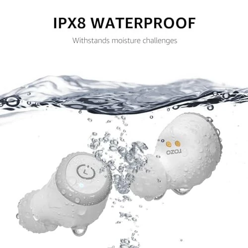 TOZO T10 (Ergonomik Nashr) Simsiz Quloqchinlar Bluetooth 5.3, Ilova Orqali Sozlashtiriladigan EQ, Ergonomik Dizayn, 55 soat Davom Etish Vaqti, Simsiz Zaryadlash Qutisi, IPX8 Su o'tkazmaydigan Quloq ichidagi Quloqchin, 2024-yilgi Yangi Nashr - 7