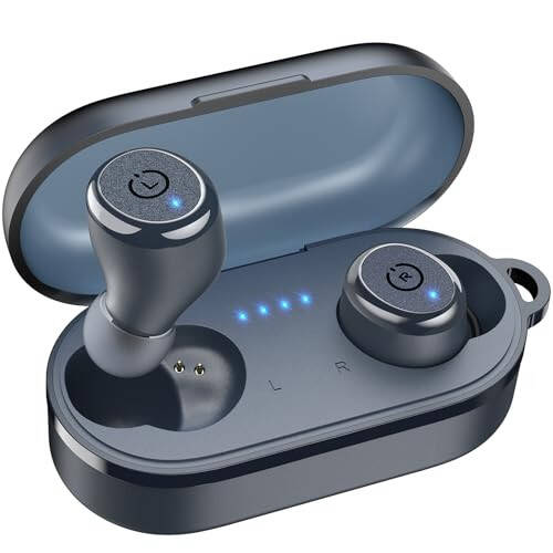 TOZO T10 Wireless Earbuds Bluetooth 5.3 Headphones, App Customize EQ, Ergonomic Design, 55H Playtime, Wireless Charging Case, IPX8 Waterproof Sound in-Ear Headset, 2025 New Version - 1