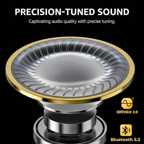TOZO T10 (Klassik Nashr) Bluetooth 5.3 Simsiz Quloqchinlar Simsiz Zaryad Qutusi IPX8 Su o'tkazmaydigan Stereo Quloqchin Quloq ichiga O'rnatilgan Mikrofon Quloqchin Premium Ovoz Chuqur Bass Sport Uchun Kulrang - 4