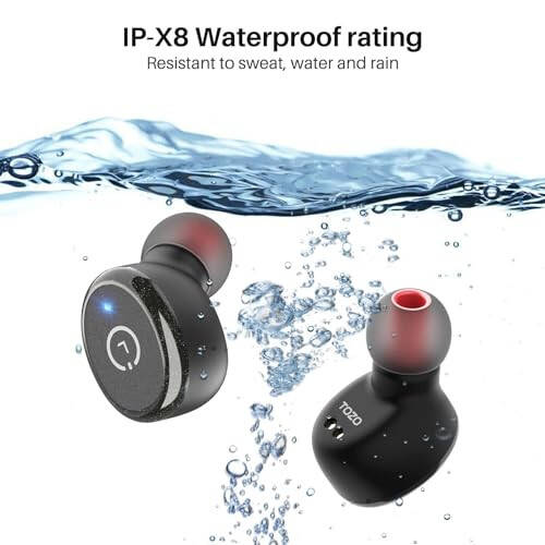 TOZO T10 (Classic Edition) Bluetooth 5.3 Wireless Earbuds with Wireless Charging Case IPX8 Waterproof Stereo Headphones in Ear Built in Mic Headset Premium Sound with Deep Bass, 32 Preset EQs via APP - 12