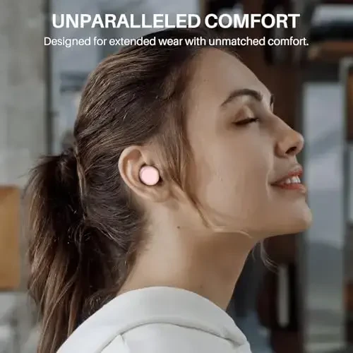 TOZO T6 Wireless Earbuds, Bluetooth 5.3 Ear Buds, Stereo Sound in Ear Headphones, 50 Hours Playtime, Wireless Charging Case, APP Customizable EQs, IPX8 Waterproof Earphones 