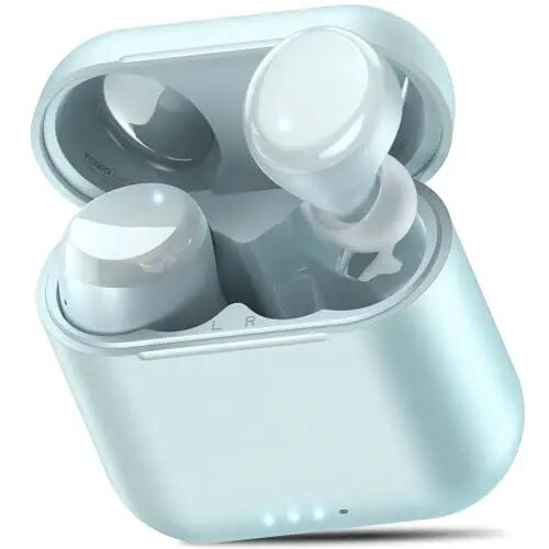 TOZO T6 Wireless Earbuds Bluetooth 5.3 Stereo Sound in Ear Headphones | OrigX Stereo Deep Bass, 40H Playtime, Lighter Ear buds, IPX8 Waterproof, wireless Charging Case, 32 EQs via APP Blue - 1