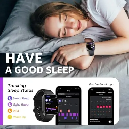 TOZO Умные часы для мужчин и женщин для iPhone и Android, 1.83