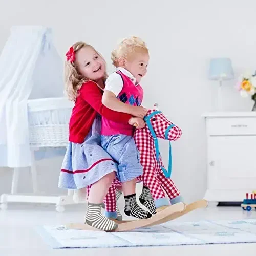 Tphon Non Slip Kids Toddler Socks with Grippers Baby 12 Pairs Anti Skid Socks for Boys Girls 0-7 Year Children - 4