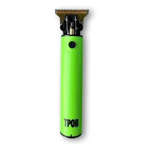 TPOB Ghost Beard Trimmer Erkaklar uchun Soch Kesuvchi, Professional Soch Trimmer Nol Bo'shliqli T-pichoqli Trimmer Simsiz Qayta Zaryadlanuvchi Chekka Kesuvchi Elektr Soqol Trimmer Ustara (Ghost Slime) - TPOB