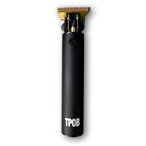 TPOB Ghost Beard Trimmer Hair Clippers for Men, Professional Hair Trimmer Zero Gapped T-Blade Trimmer Cordless Rechargeable Edgers Clippers Electric Beard Trimmer Shaver (Ghost Blackout) - Modazone