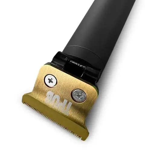 TPOB Ghost Soqol Trimmer Erkaklar uchun Soch Kesuvchi, Professional Soch Trimmer Zero Gapped T-Blade Trimmer Simsiz Qayta Zaryadlanuvchi Edgers Clipper Elektr Soqol Trimmer Soqolqirgich (Ghost Blackout) - Modazone (1)