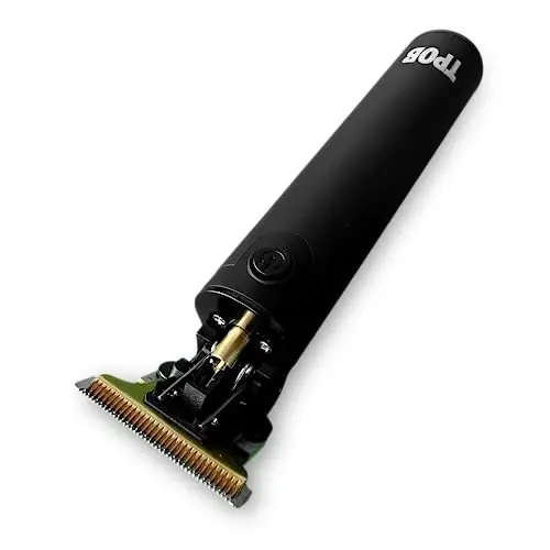 TPOB Ghost Soqol Trimmer Erkaklar uchun Soch Kesuvchi, Professional Soch Trimmer Zero Gapped T-Blade Trimmer Simsiz Qayta Zaryadlanuvchi Edgers Clipper Elektr Soqol Trimmer Soqolqirgich (Ghost Blackout) - 6