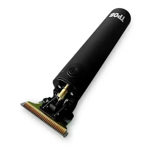 TPOB Ghost Soqol Trimmer Erkaklar uchun Soch Kesuvchi, Professional Soch Trimmer Zero Gapped T-Blade Trimmer Simsiz Qayta Zaryadlanuvchi Edgers Clipper Elektr Soqol Trimmer Soqolqirgich (Ghost Blackout) - 6
