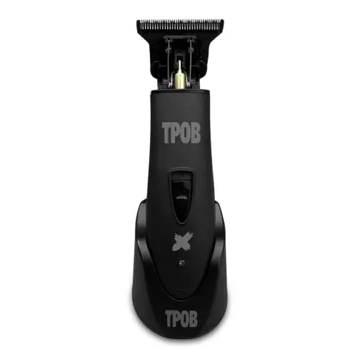 TPOB Ghost X Beard Trimmer Hair Clippers for Men, Professional Hair T-Blade Trimmer Cordless Rechargeable Edgers Clippers Electric Beard Shaver (Ghost X Blackout) - TPOB