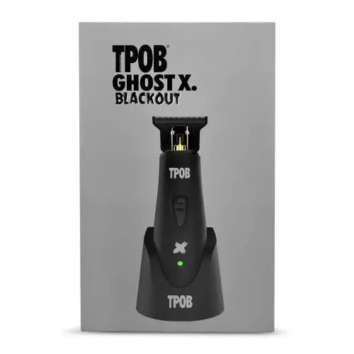 TPOB Ghost X Beard Trimmer Hair Clippers for Men, Professional Hair T-Blade Trimmer Cordless Rechargeable Edgers Clippers Electric Beard Shaver (Ghost X Blackout) - 5