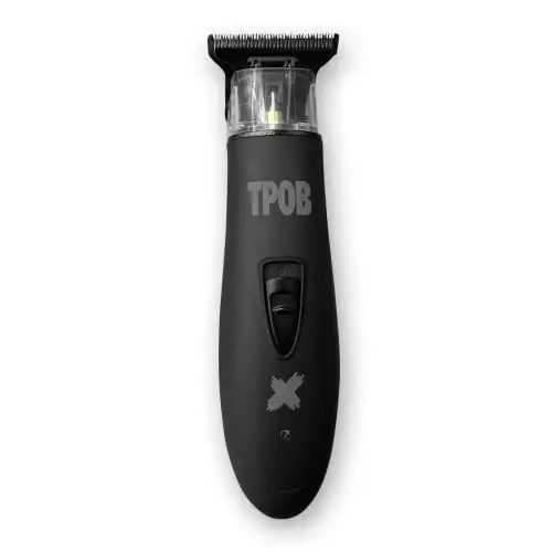 TPOB Ghost X Beard Trimmer Hair Clippers for Men, Professional Hair T-Blade Trimmer Cordless Rechargeable Edgers Clippers Electric Beard Shaver (Ghost X Blackout) - 7