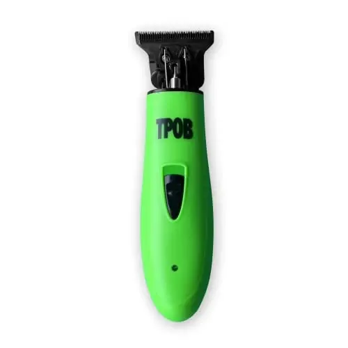 TPOB Ghost X Beard Trimmer Hair Clippers for Men, Professional Hair T-Blade Trimmer Cordless Rechargeable Edgers Clippers Electric Beard Shaver (Ghost X Slime) - 5