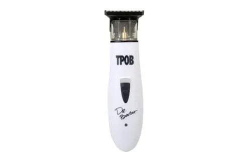 TPOB Ghost X Beard Trimmer Hair Clippers for Men, Professional Hair Trimmer DLC Blade Trimmer Cordless Rechargeable Edgers Clippers Electric Beard Trimmer Shaver for Home use or Barber (Ghost X White) - 4
