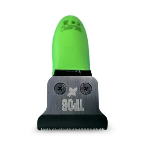 TPOB Ghost X Beard Trimmer Hair Clippers for Men, Professional Hair T-Blade Trimmer Cordless Rechargeable Edgers Clippers Electric Beard Shaver (Ghost X Slime) - 4