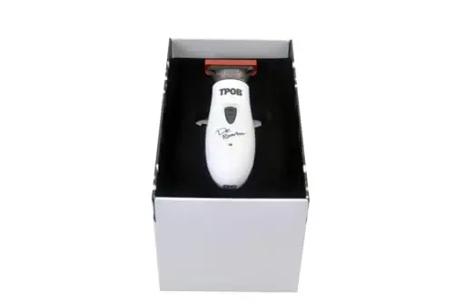 TPOB Ghost X Soqol Trimmer Erkaklar uchun Soch kesgich, Professional Soch Trimmer DLC Blade Trimmer Simsiz Qayta zaryadlanuvchi Edgers Clippers Elektr Soqol Trimmer Soqol olish moslamasi Uyda yoki Sartaroshda foydalanish uchun (Ghost X White) - 3