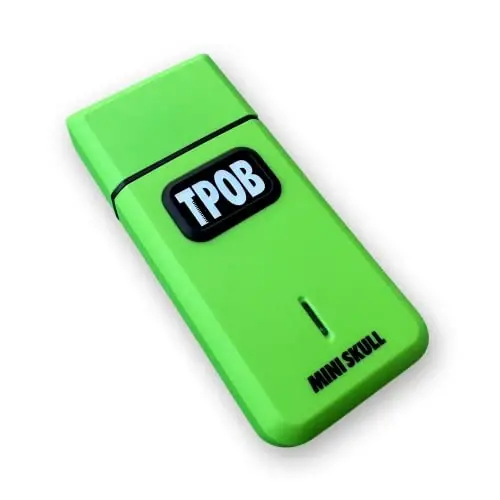 TPOB Mini Skull Single Shaver Compact Design That can fit in Your Pocket with a Turbo Charged Motor, Perfect for Both Professional and at-Home use (Slime) - 5